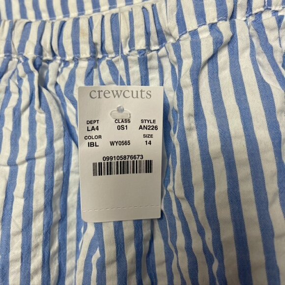 CrewCuts Seersucker Overlay Midi Tank Striped Dress - Picture 6 of 6